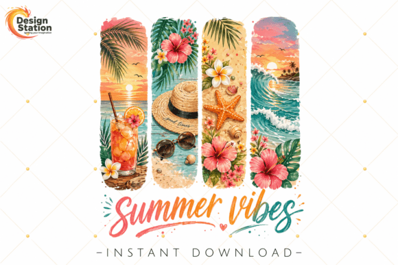 Download Summer Vibes Tropical Beach Shirt PNG - Summer vibes Collection