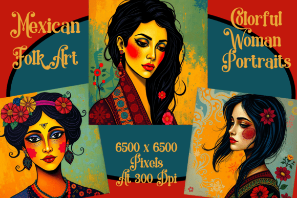 Download Vibrant Expressions Woman’s Portraits - Premium Bundle