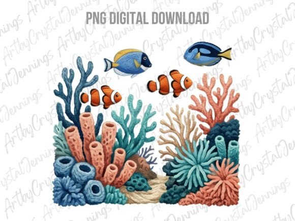 Download Vibrant Tropical Coral Reef Fish PNG - Premium Resources
